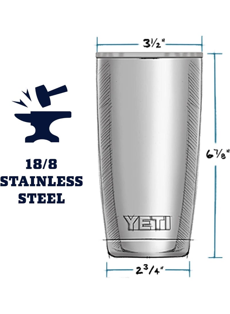 YETI Rambler Water Bottle for Sports and Outdoor Activities Such As Travel, Camping, Hiking, Biking, Sports - 20 oz Stainless Steel Vacuum Insulated Tumbler w/MagSlider Lid,  Outdoor Water Bottles - Image 4