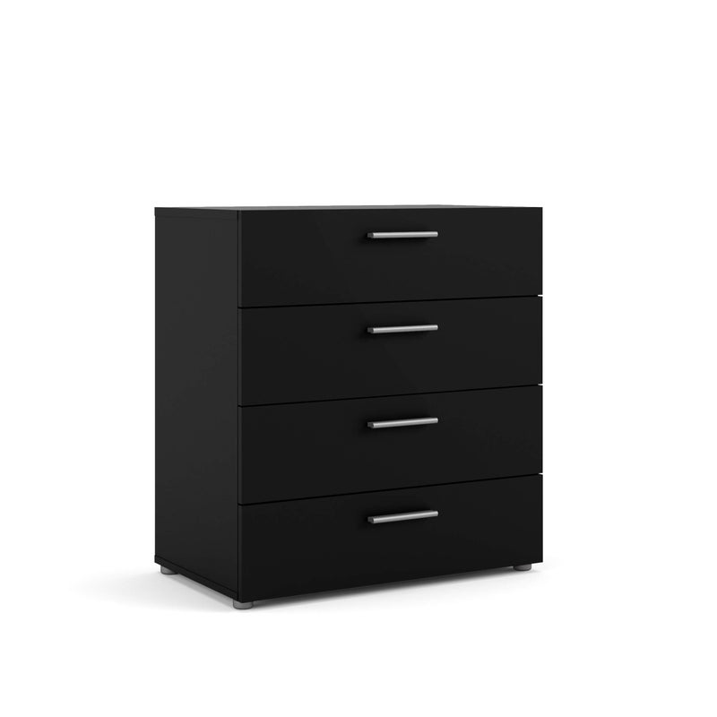 Tvilum 4 Drawer Chest Black Matte