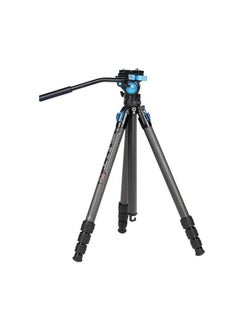 sirui SIRUI ST-124+VA-5 Carbon Fiber Tripod with Fluid Video Head, Triangular Centre Column, Waterproof,4 Sections, 62.2inch, Load 6.61lbs  - Image 5