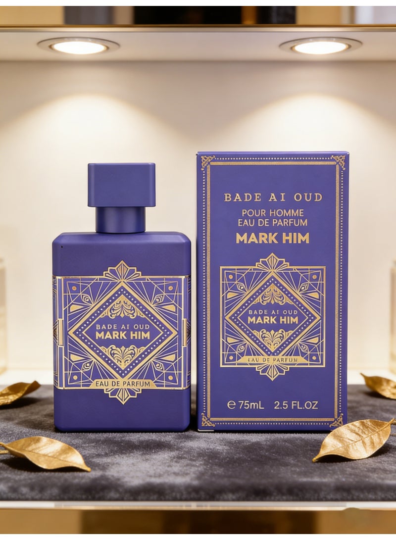 MARK HIM BADE AI OUD POUR HOMMEEAU DE PARFUM 75ML - Image 4