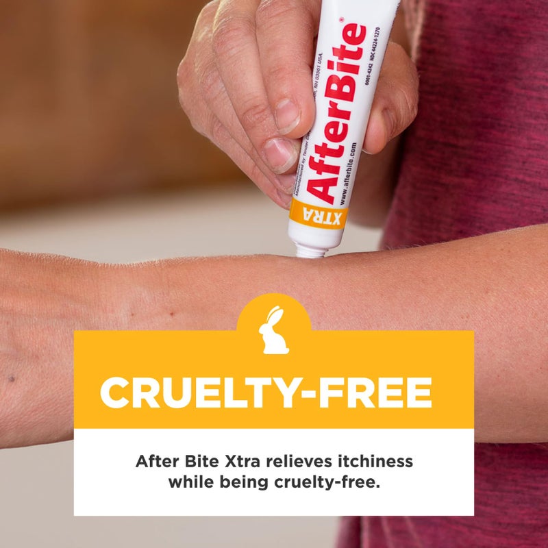 After Bite Xtra Formula - Itch Relief with Diphenhydramine HCl - Ideal for Mosquito & Fire Ant Bites, Bees & More - Portable Gel Formula - 0.7 oz (4 Pack) - Image 5