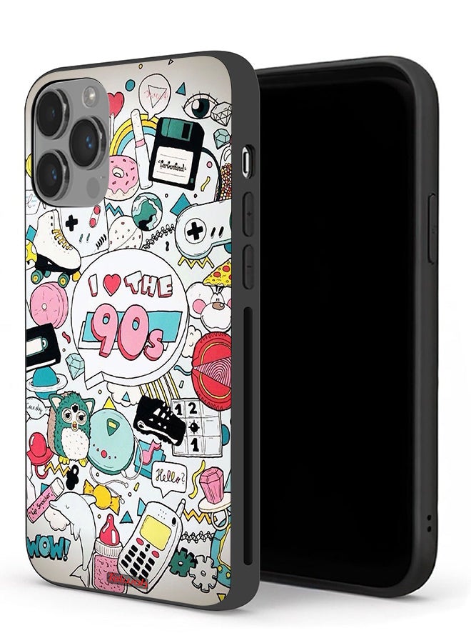 Tolwak Apple iPhone 14 Pro Protective Case I Love The 90s - Image 1