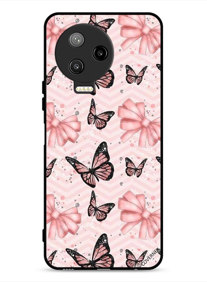 Covernex Infinix Note 12 Pro 4G Protective Case Cover Butterflies Wallpaper - Image 1