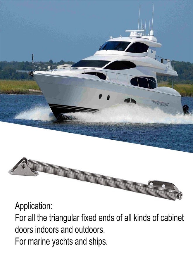 Aramox 8‑1/4in Hatch Holder Spring Adjuster Stainless Steel 20lb Cabin Door Support Hardware for Marine Yachts Ships - Image 2