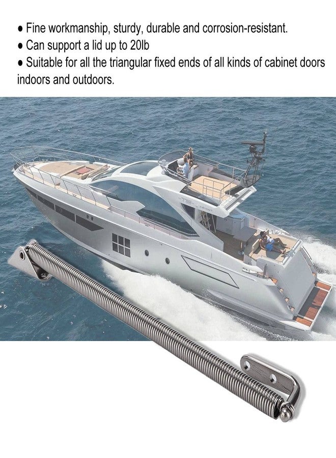 Aramox 8‑1/4in Hatch Holder Spring Adjuster Stainless Steel 20lb Cabin Door Support Hardware for Marine Yachts Ships - Image 3
