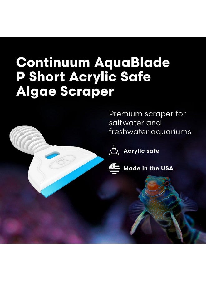 كونتينوم أكواتيكس Continuum Aquatics Continuum AquaBlade P - مكشطة طحالب قصيرة لأحواض الأسماك، مكشطة أكريليك آمنة - أدوات تنظيف أحواض السمك - Image 2