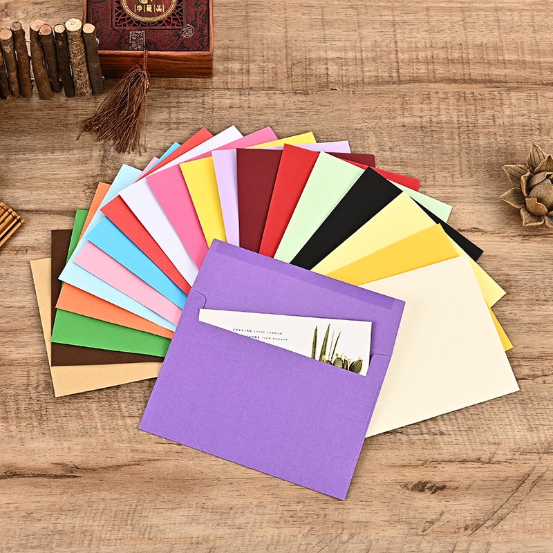 Manufacturer'S Ready-Made Invitations Chinese-Style Envelopes Saliva Glue Exquisite Envelopes Colorful Paper Envelopes Can Be Printed With Logos - Image 1