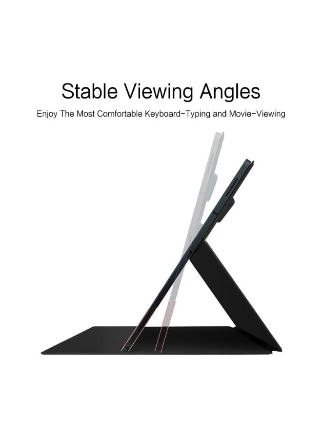 Compatible with Samsung Galaxy Tab S10 FE Plus/Tab S10 FE+ 13.1 inch (2025) Ultra Thin Smart Magnetic Cover with Pen Slot Leather Shell Sleep Wake-Up - Image 3