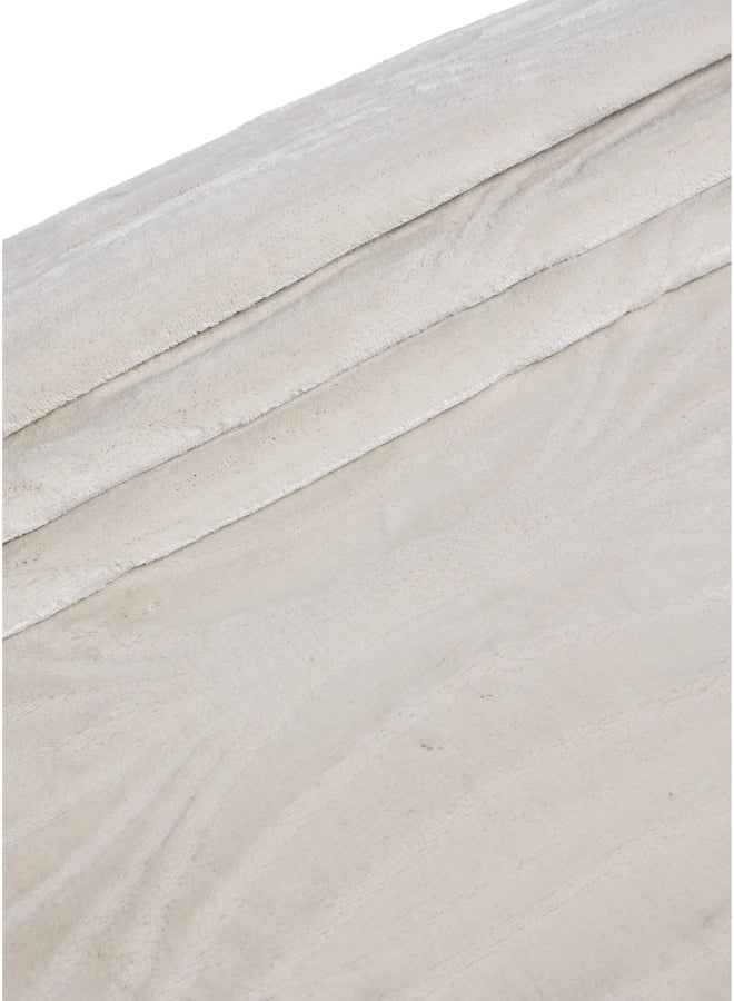 Noon East Carpet Rug Woven with Soft Texture |Polygon Rhythm Design  - Cream | Size - 60x230 cm - 2x7.5 ft |For Bedside runners, In front of TV units, Entry Hallway - Image 5