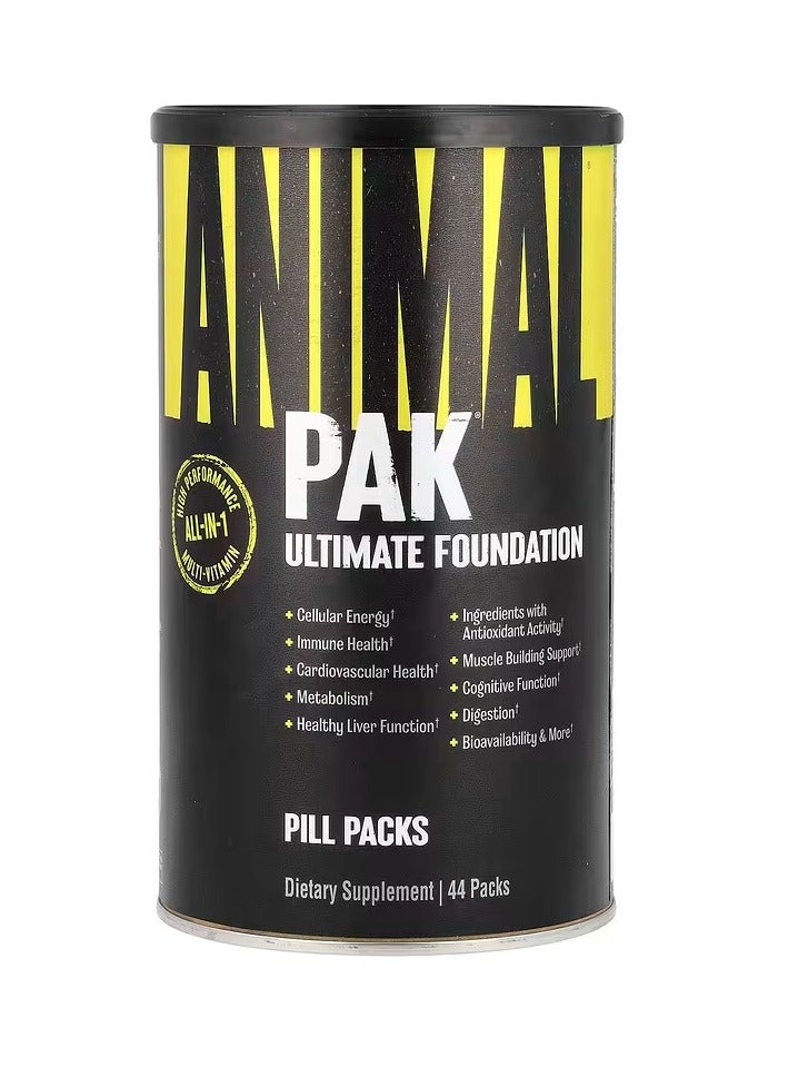 يونيفرسال نيوتريشن Animal Pak - كريم أساس متعدد الفيتامينات والتغذية لتحقيق أعلى أداء (44 عبوة) - Image 3