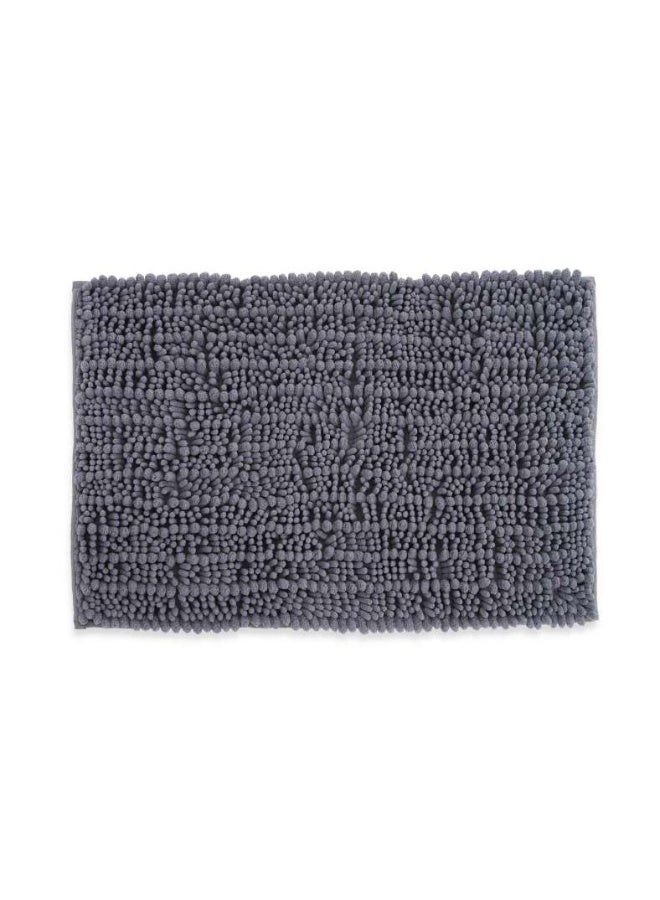 Pan Home Athens Chenille Bathmats 40x60cm - Grey - Image 2