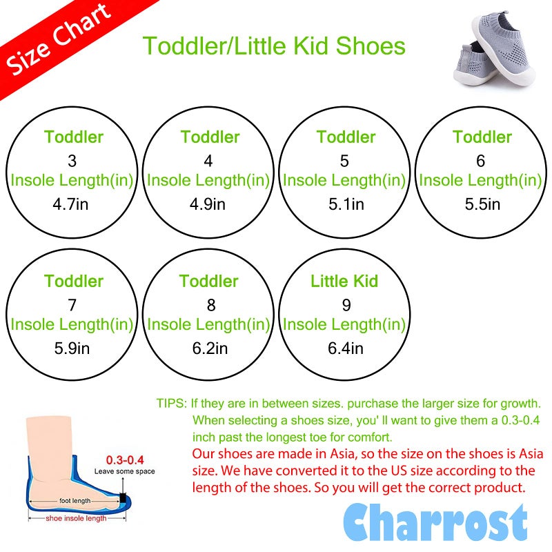Charrost Toddler Slip On Shoes Quick Easy Dressing TPR Grip First Walking Confidence Grey 12-18 Months Size 5T - Image 5