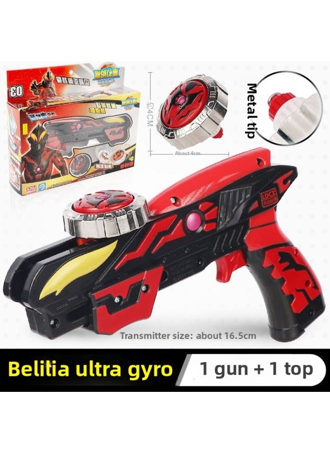 null - Smart Magic Top 4 Generation 5 Generation Ultraman Hero Digia Beria Jade Children's Boy Battle Toy-Color:Galaxy Spark [1 Gyro + 1 Launcher] - Image 1