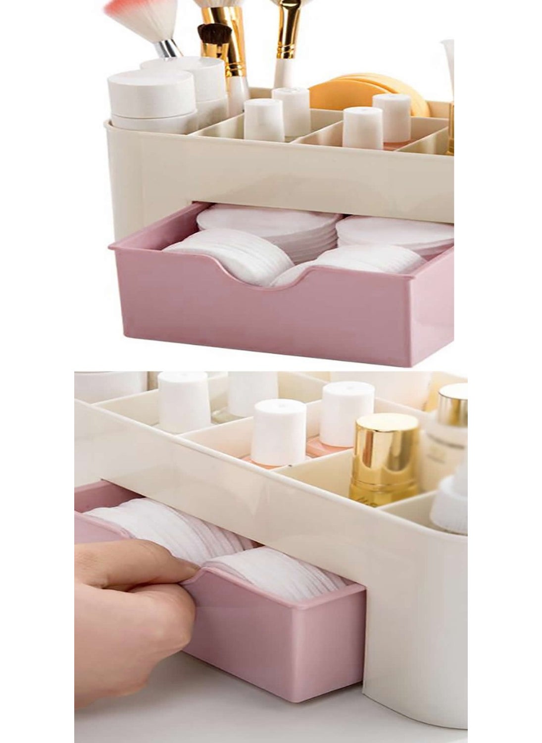 Desktop Drawer Organizer Makeup Organizer Secret Compartment Organizer 1 Piece
