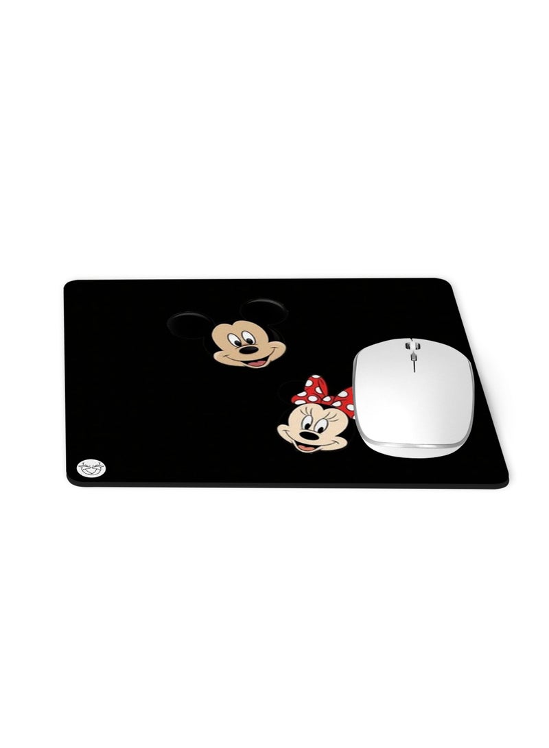 Reeman Design Mouse pad with Mickey and Minnie Mouse design