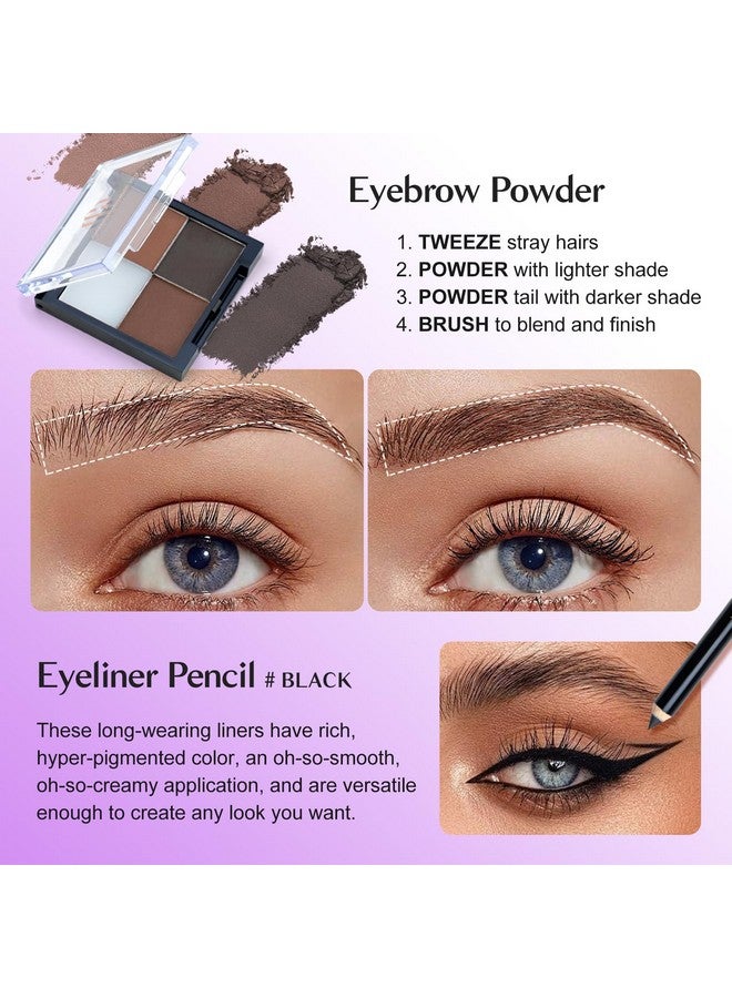 كولور_نيمف مجموعة مكياج Color Nymph الكل في واحد للفتيات المراهقات، مجموعة مكياج مكونة من 4 صواني وحقيبة واسعة للمبتدئين مع ظلال العيون وهايلايتر وملمع الشفاه وأحمر الخدود وخافي العيوب وفرشاة تحديد العيون ومرطب الشفاه - Image 5