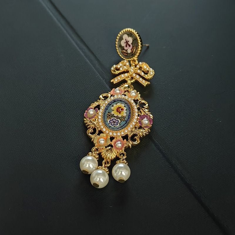 Vintage Court Style Earrings Bohemian Tassel Retro Handmade Women's Jewelry - Image 5