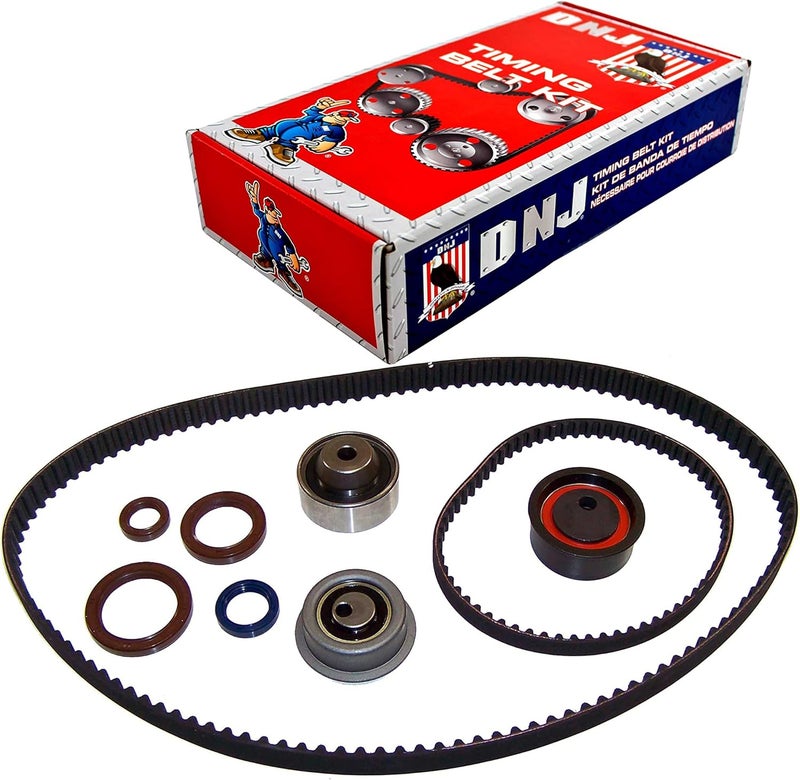 DNJ TBK162 Timing Belt Kit for Mitsubishi Eclipse, Galant, Lancer, Outlander (2004-2007) - Image 1