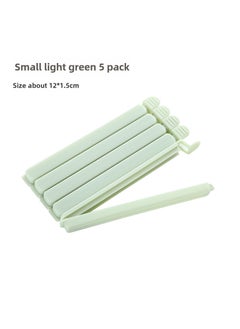 Large Seal Clips 5-Pack Snack Bag Sealers[Small Light Green] Pack of 5 [Small Light Green] Pack of 5