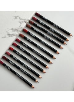 FANITY 12-Piece Waterproof Lipliner Pencil Set Multicolour  - Image 4
