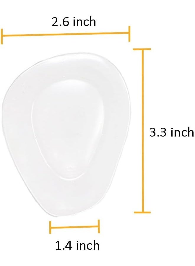 Metatarsal Pads Ball of Foot Cushions 8 Pack Gel Ball Feet Pads Mortons Neuroma Callus Foot Pain Relief Bunion Forefoot Support for Women Men - Image 2