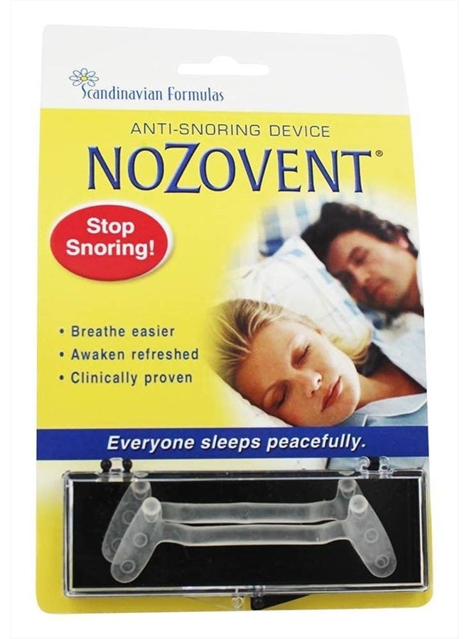 Scandinavian Formulas Nozovent Anti-Snoring Device, 2 Count - Image 2