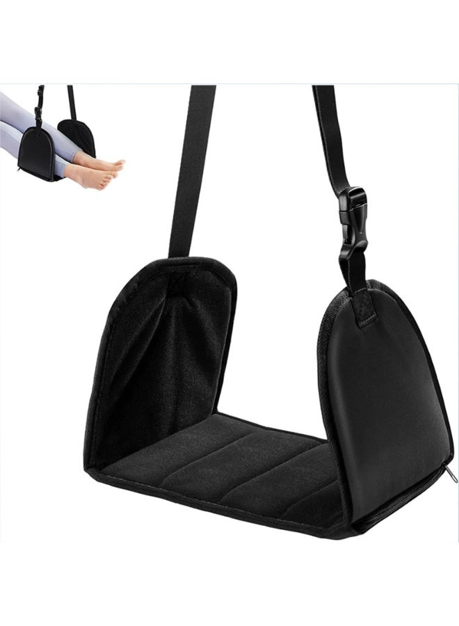 كوفوز راحة القدم راحة القدم الطائرة مصنوعة مع الرغوة الممتازة السفر راحة القدم الطيران حمل هانك راحة القدم ارتفاع قابل للتعديل لرحلات الطيران لمسافات طويلة المكتب / المنزل - Image 5