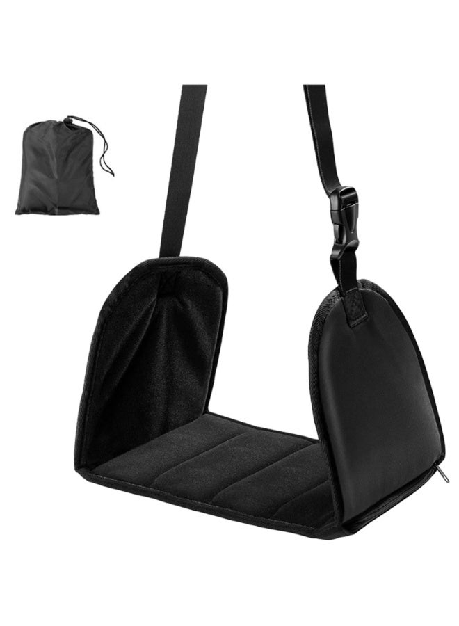 كوفوز راحة القدم راحة القدم الطائرة مصنوعة مع الرغوة الممتازة السفر راحة القدم الطيران حمل هانك راحة القدم ارتفاع قابل للتعديل لرحلات الطيران لمسافات طويلة المكتب / المنزل - Image 1