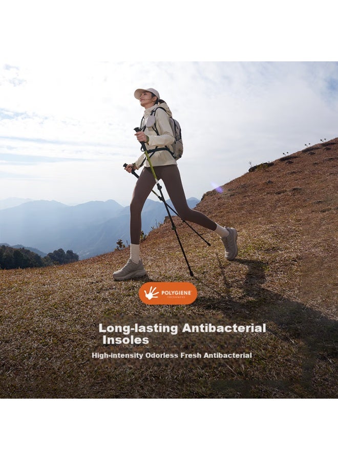 PELLIOT 【Ht-Vision】Outdoor Mountaineering Shoes Men And Women Vibram Anti-Slip Lightweight Hiking Shoes 115119035 Black 41 - Image 3