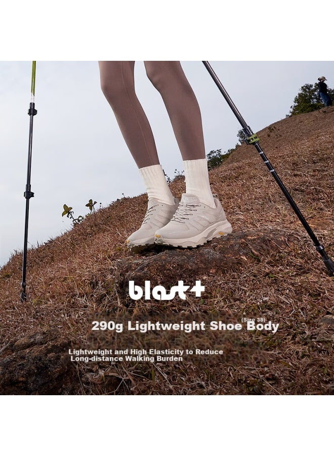 PELLIOT 【Ht-Vision】Outdoor Mountaineering Shoes Men And Women Vibram Anti-Slip Lightweight Hiking Shoes 115119035 Black 41 - Image 4