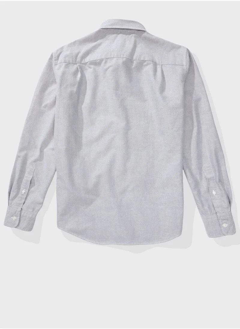 American Eagle Pocket Detail Button Down Shirt