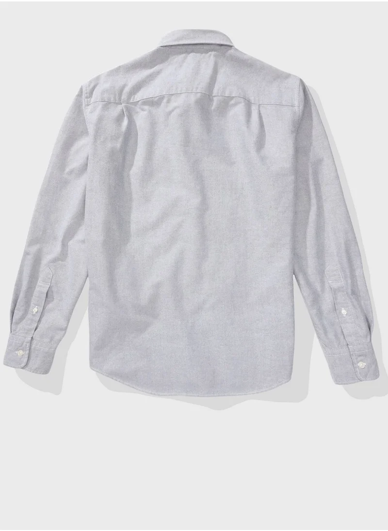 American Eagle Pocket Detail Button Down Shirt
