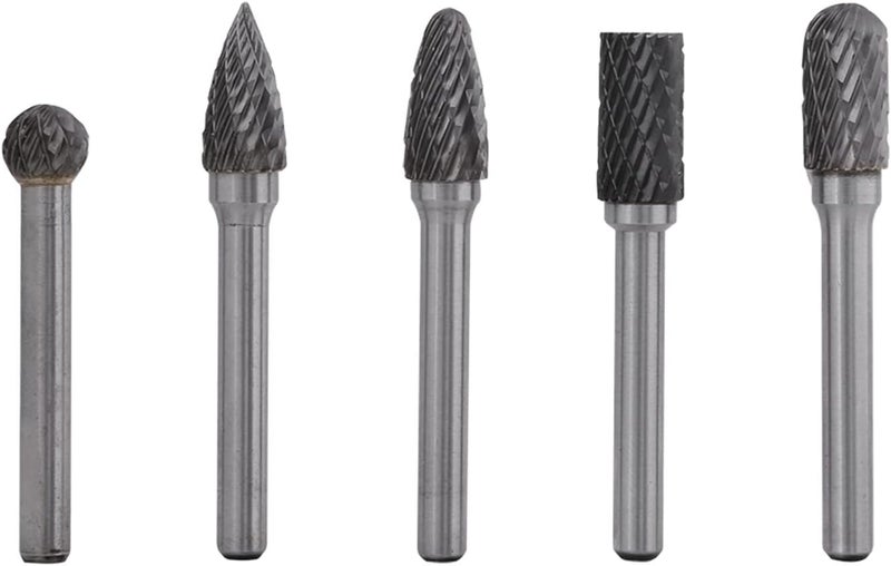 GLOGLOW Nan Carbide Burrs for Die Grinder, Tungsten Steel Grooving Tool for Die Grinder, Tungsten Steel Grooving Tool for Nonmetal Craft Carving, Grinding Cleaning Artworks - Image 1