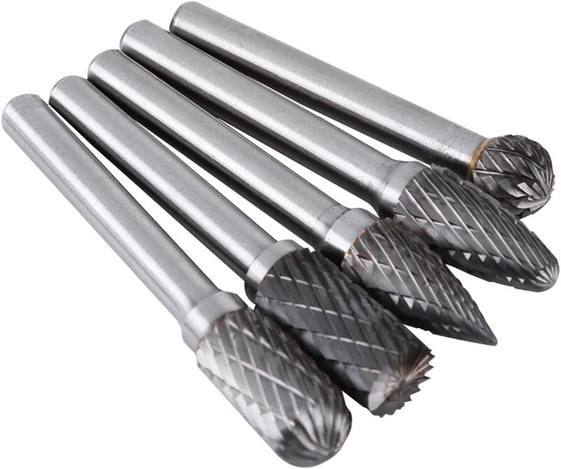 GLOGLOW Nan Carbide Burrs for Die Grinder, Tungsten Steel Grooving Tool for Die Grinder, Tungsten Steel Grooving Tool for Nonmetal Craft Carving, Grinding Cleaning Artworks - Image 3