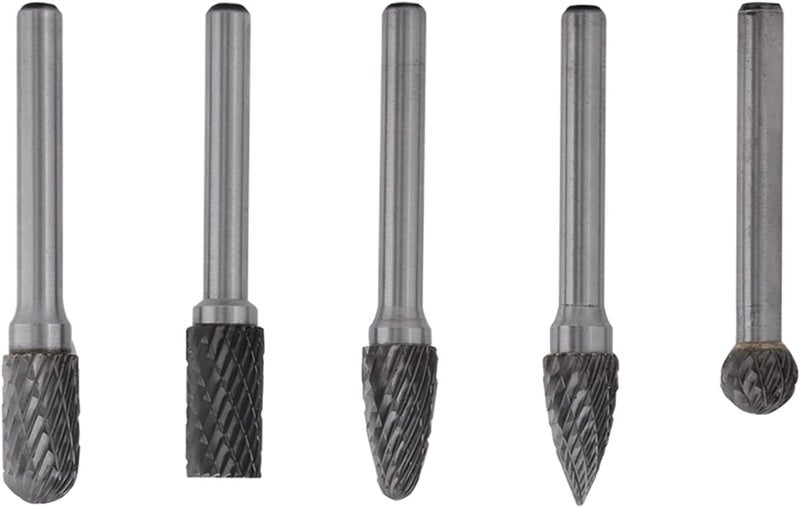 GLOGLOW Nan Carbide Burrs for Die Grinder, Tungsten Steel Grooving Tool for Die Grinder, Tungsten Steel Grooving Tool for Nonmetal Craft Carving, Grinding Cleaning Artworks - Image 5