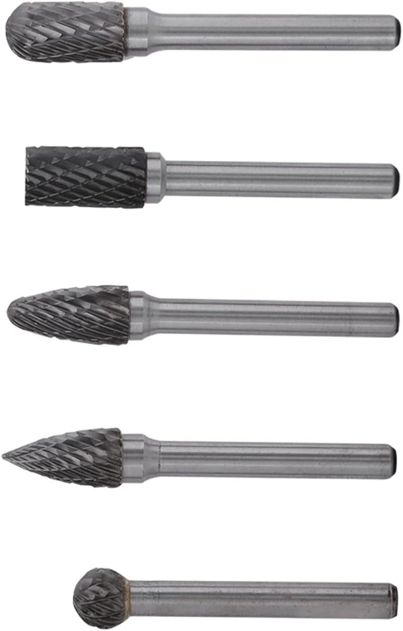 GLOGLOW Nan Carbide Burrs for Die Grinder, Tungsten Steel Grooving Tool for Die Grinder, Tungsten Steel Grooving Tool for Nonmetal Craft Carving, Grinding Cleaning Artworks - Image 2