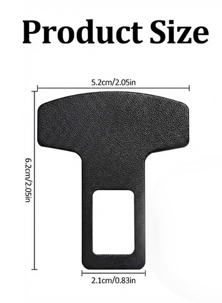 2-Piece Car Seat Accessories Set with Seat Belt Fasteners, Universal Clips for Cars, Supercars, SUVs, and Most Vehicle Parts - Image 2