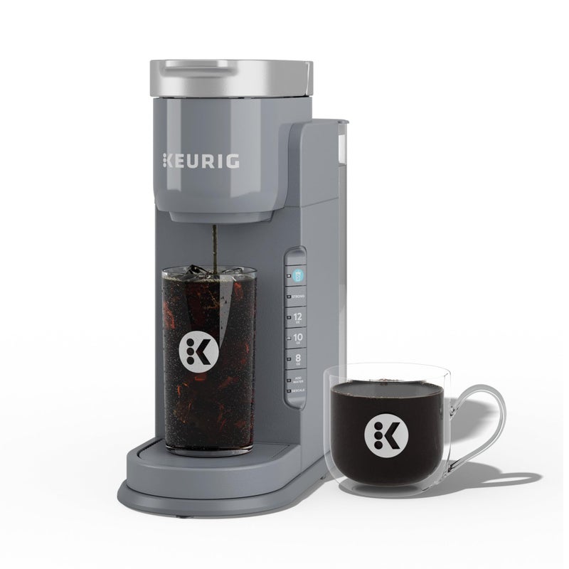 Keurig K-Iced Coffee Maker, Single Serve K-Cup Pod Iced Coffee Maker, With Hot and Cold Coffee Capabilities, Brews Any K-Cup Pod, Gray - Image 1