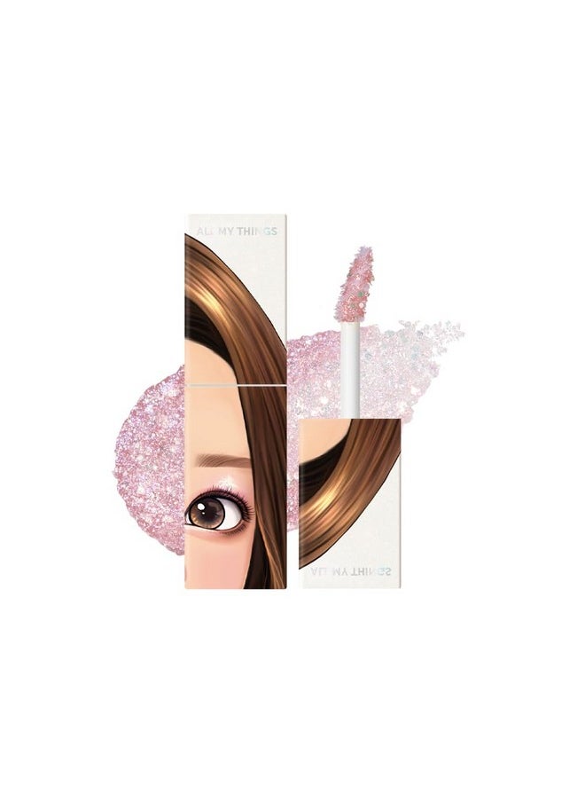 AMTS - Webtoon True Beauty - 04 Dear Jasmine | Liquid Chunky Glitter Eyeshadow | Highlighter, K-Drama Korean Makeup, Pigmented, Long Lasting Shimmer - Image 1