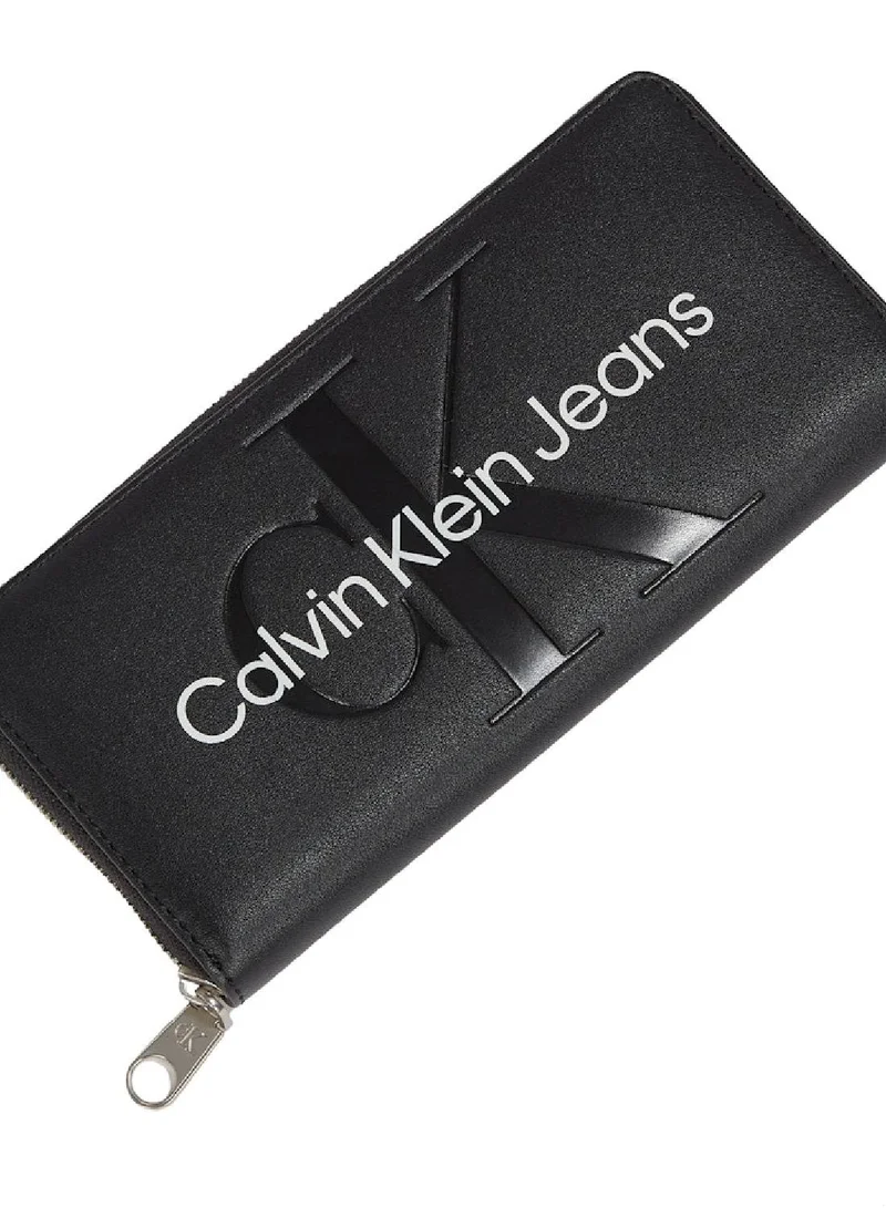 Calvin Klein Jeans Logo Zip Around Wallet