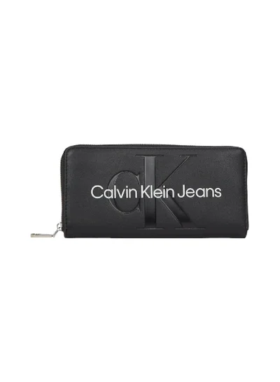 Calvin Klein Jeans Logo Zip Around Wallet