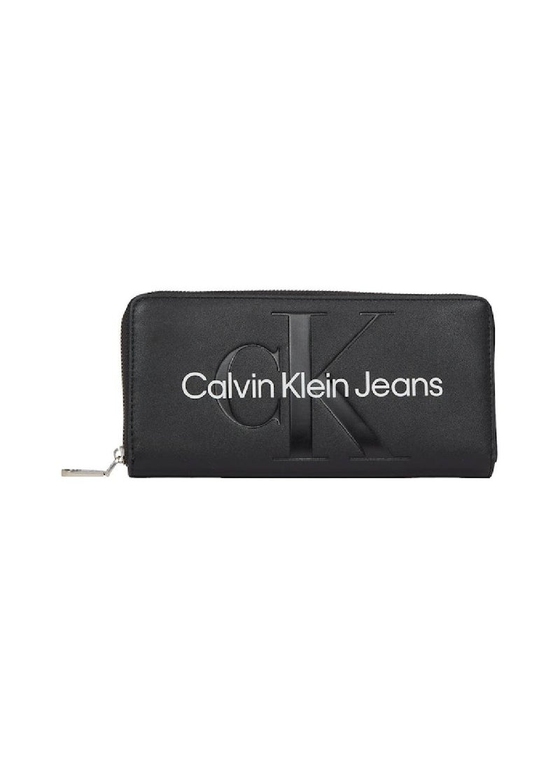 Calvin Klein Jeans Logo Zip Around Wallet  - Image 1