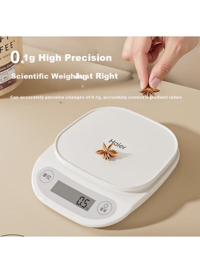 Haier Electronic Kitchen Scale, Smart Scale With Long Battery Life, 0.1G High Precision, Home Weighing, Small Gram Scale, Coffee Roasting Food Scale, Type-C Rechargeable - Image 5