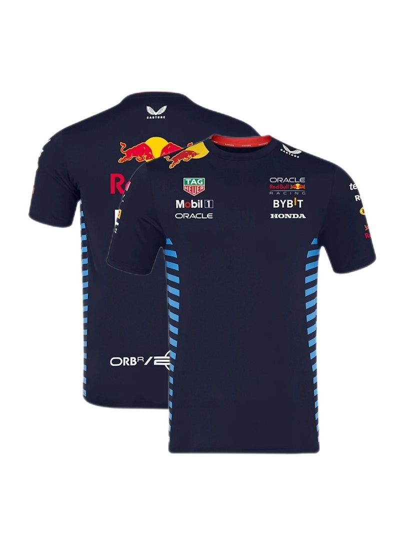 Generic Casual Racing Shirt Sublimation Motorcycle Racing T Shirt Man Team Racing Shirt  - Image 2