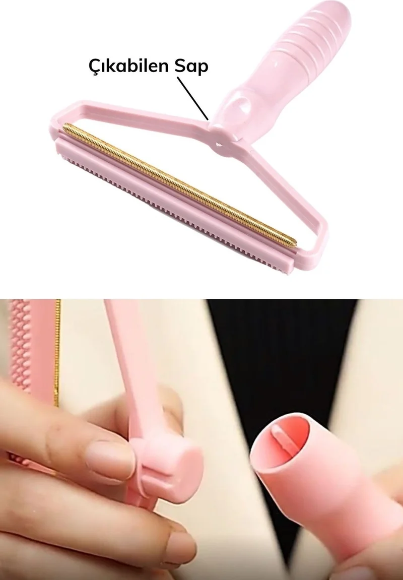 5 دي ام Double Sided Dress Sweater Plastic Fabric Hair Removal and Lint Remover Collector Portable
