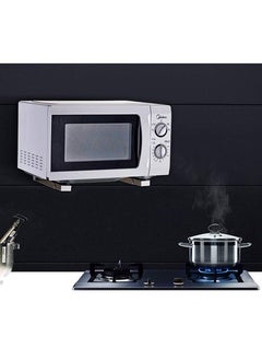 Excefore Microwave Shelf, Universal 304 Stainless Steel Oven Wall Mount Bracket Shelf Stretch Rack for Microwave Kitchen  - Image 2
