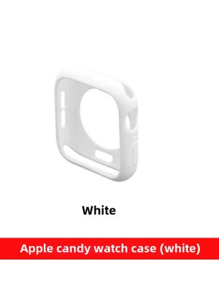 Half Pack TPU Watch Case For Apple Iwatchs10 Soft Case Ultra49mm Candy Color Frosted Protective Cover-Color:White-Dimensions:Candy Shell (S10 46mm) With Packaging - pzsku/Z412CCC3D760BCB043A65Z/45/_/1742287108/6526c364-9082-4b74-b033-097a6bd49bb9