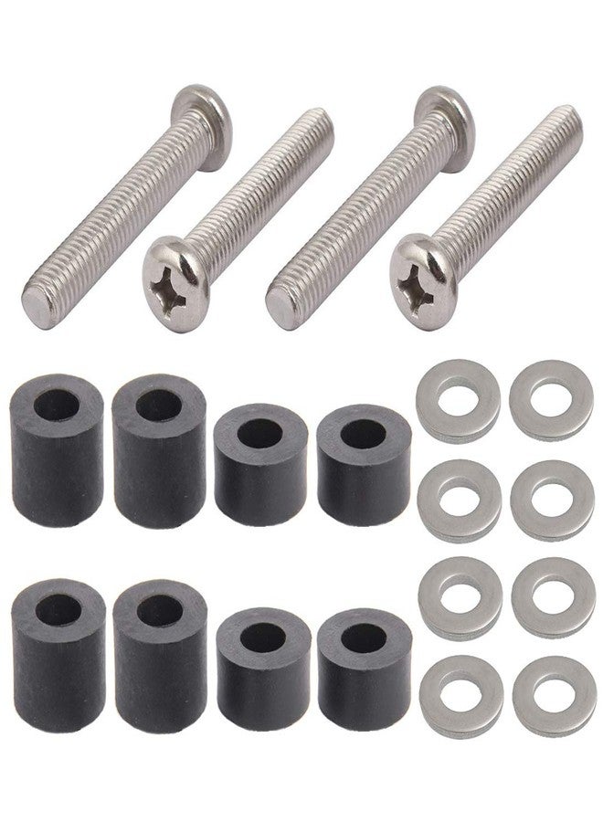 Adiyer M8 Screws for Samsung TV Wall Mount 304 Stainless Steel M8 x 45mm TV Mounting Bolts Screws for Samsung TV with 25mm Long Spacers - Image 1