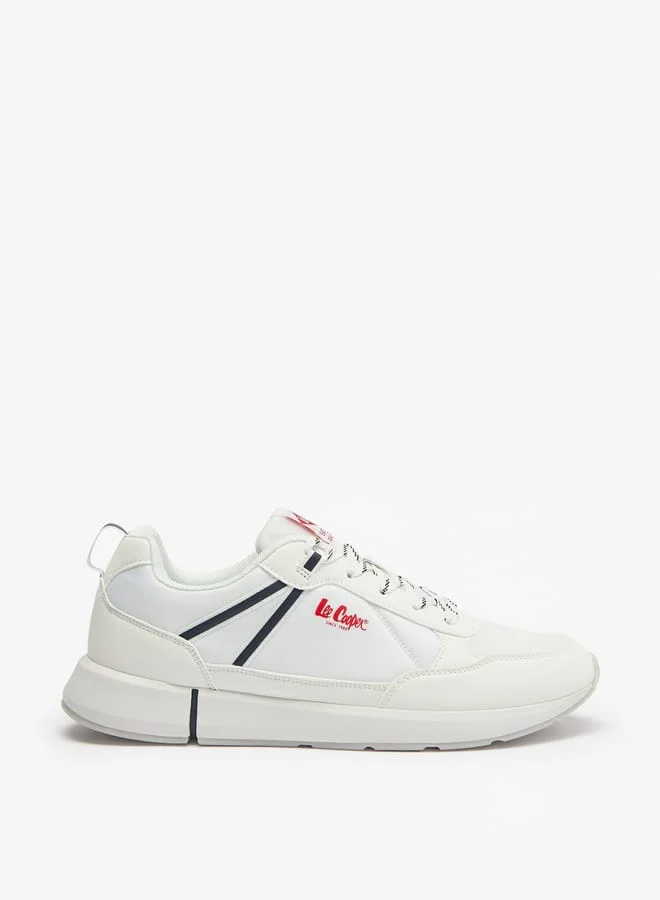 Lee Cooper Men's Panelled Lace-Up Sneakers
