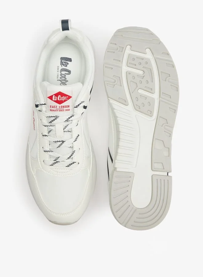 Lee Cooper Men's Panelled Lace-Up Sneakers